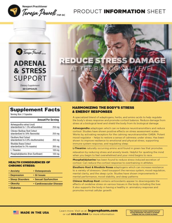 Adrenal & Stress Support flyer